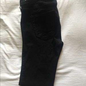 Black simple skinny jeans